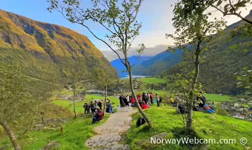 Flåm Village in Norway